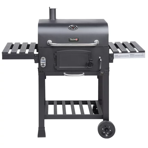 TAINO HERO XL Smoker BBQ GRILLWAGEN Holzkohle Grill Standgrill Räucherofen Kohle – Bild 2