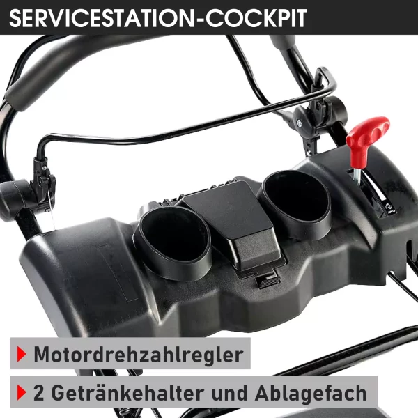 BRAST Rasenmäher Benzin 5,2kW(7 PS) | mit Antrieb | XXL - 55cm Schnittbreite – Bild 8