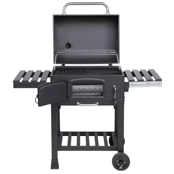 TAINO HERO XL Smoker BBQ GRILLWAGEN Holzkohle Grill Standgrill Räucherofen Kohle – Bild 4
