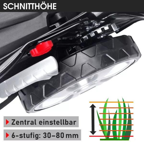 BRAST Rasenmäher Benzin 5,2kW(7 PS) | mit Antrieb | XXL - 55cm Schnittbreite – Bild 10