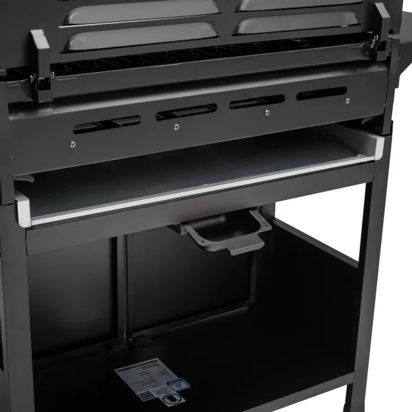 BASIC 6+1 Gasgrill – Edelstahl BBQ Grillwagen mit Seitenkocher – Bild 9
