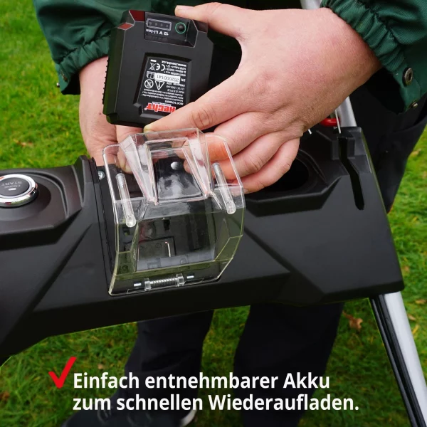 Benzin Rasenmäher mit Antrieb 53 cm Schnittbreite 6 PS Mulch Mulcher Mäher Hecht – Bild 4